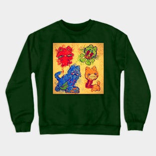 feline wanderers Crewneck Sweatshirt